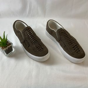 Marc Fisher Slip on Suede Sneakers Dexie